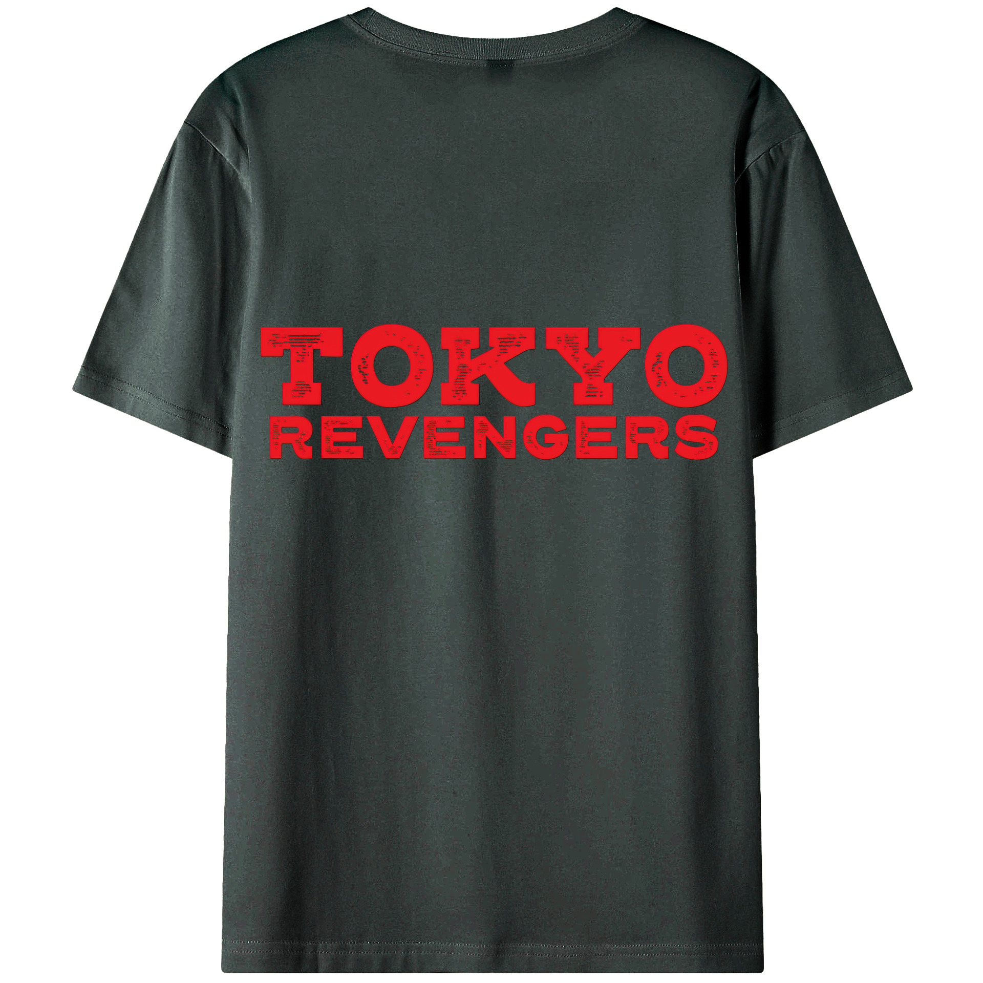（画像用） 東京リベンジャーズ Tokyo Revengers 綿100％ メンズ半袖Tシャツ（バックプリント） 通気性